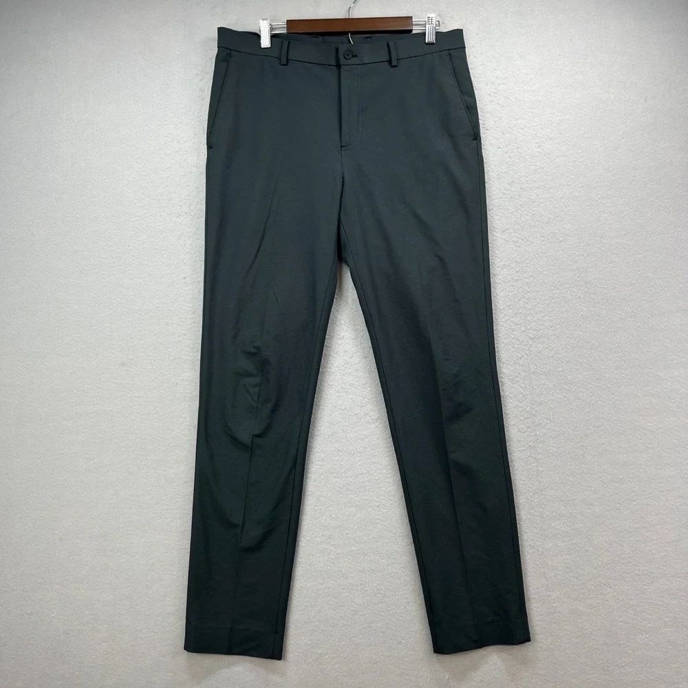 Calvin Klein Trousers Mens 34x32 Slim Gray Stretch Performance Tech Golf Modern